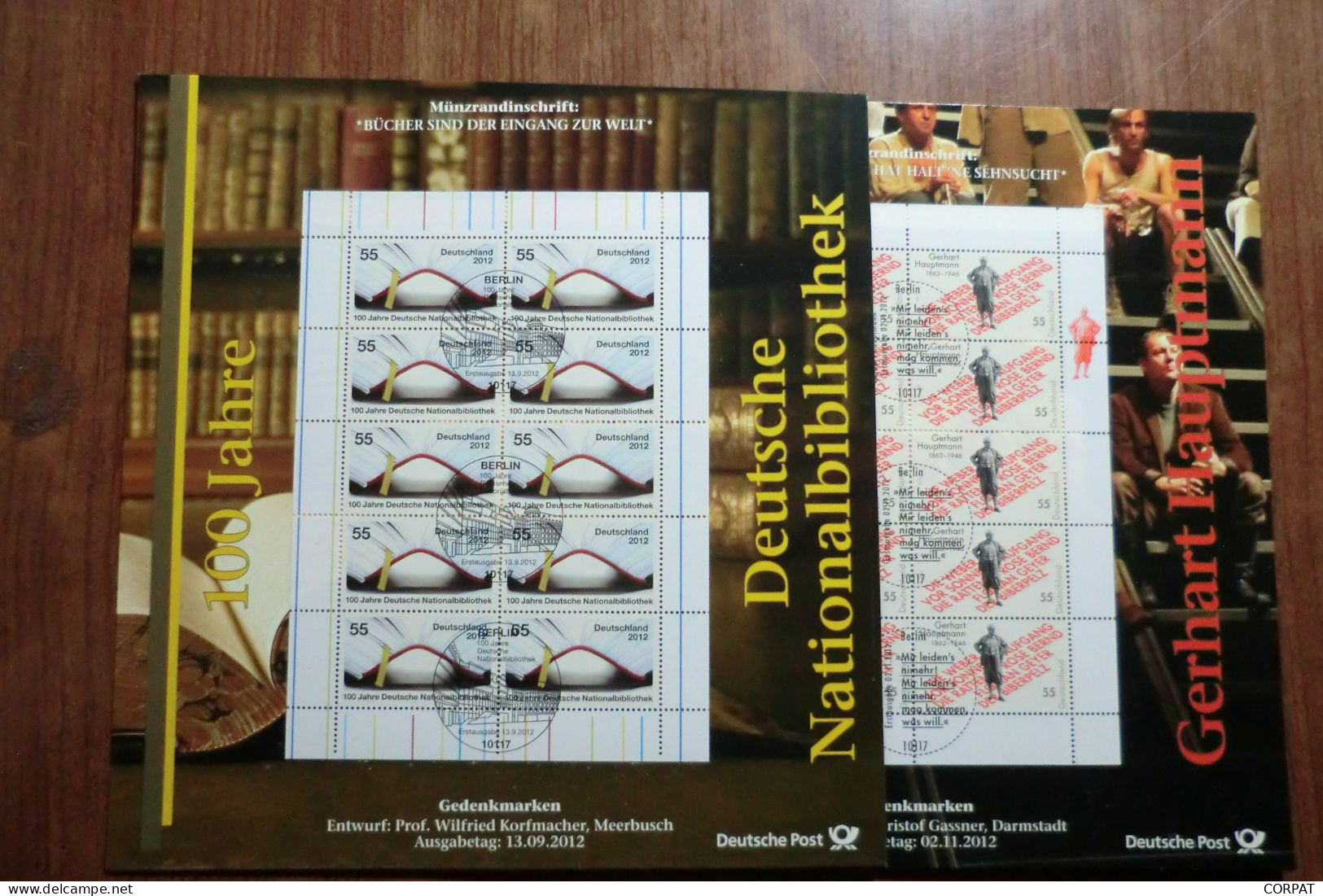 Germany.8 Souvenir Sheet  F.D.C. From 2010 To 2014    (5 Photos) - Gebraucht