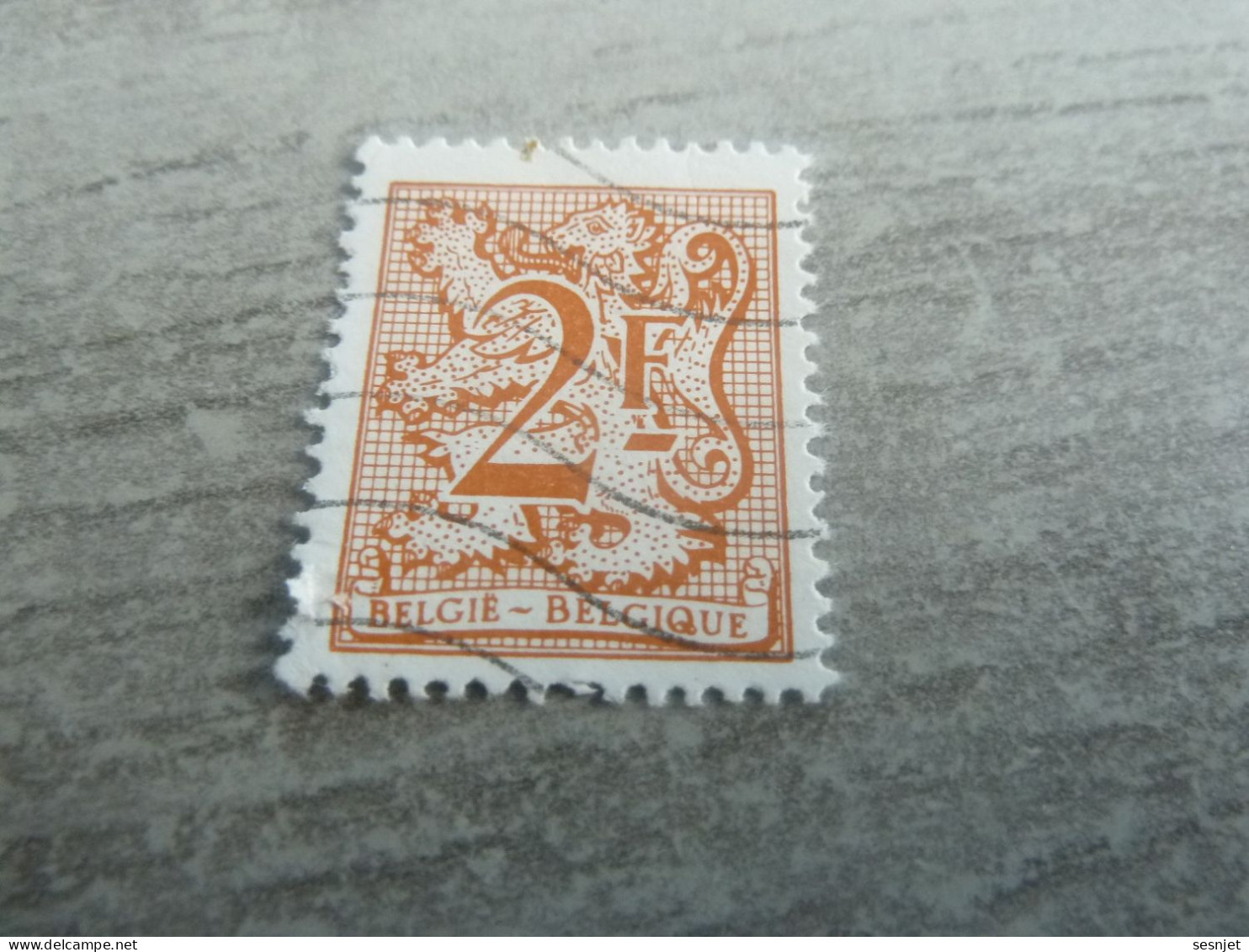 Belgique - Lion - 2f. - Orange - Oblitéré - Année 1950 - - Usados