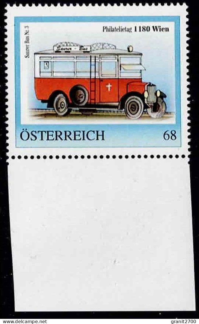 PM  Philatelietag 1180 Wien Ex Bogen Nr.  8122729  Vom 13.6.2017 Postfrisch - Personalisierte Briefmarken