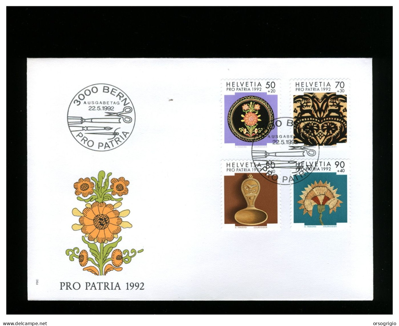 SVIZZERA - HELVETIA - FDC 1992 - FDC