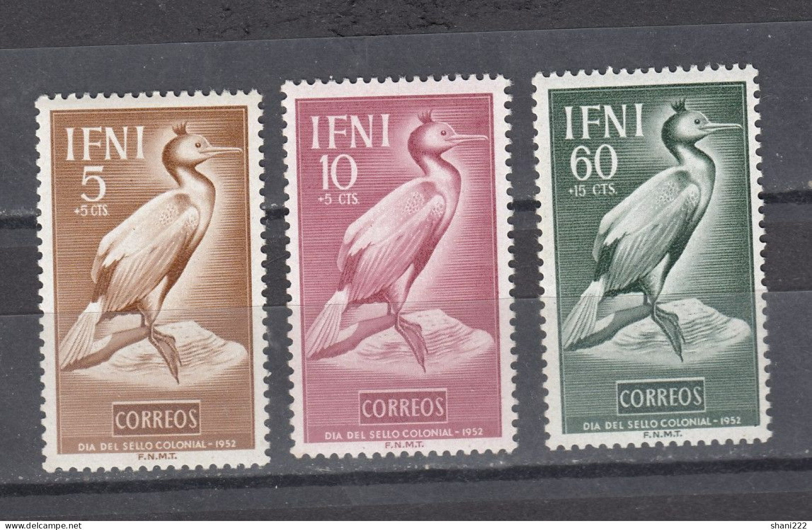 Ifni - 1952 - Stamp Day - Birds  (e-755) - Ifni