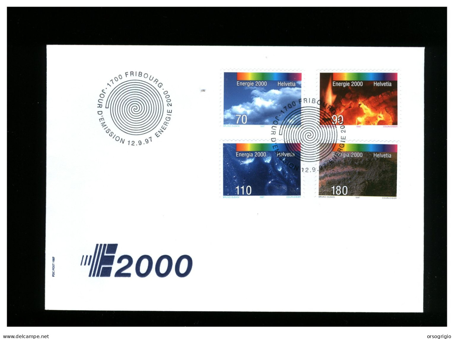 SVIZZERA - HELVETIA - FDC 1997 - FDC