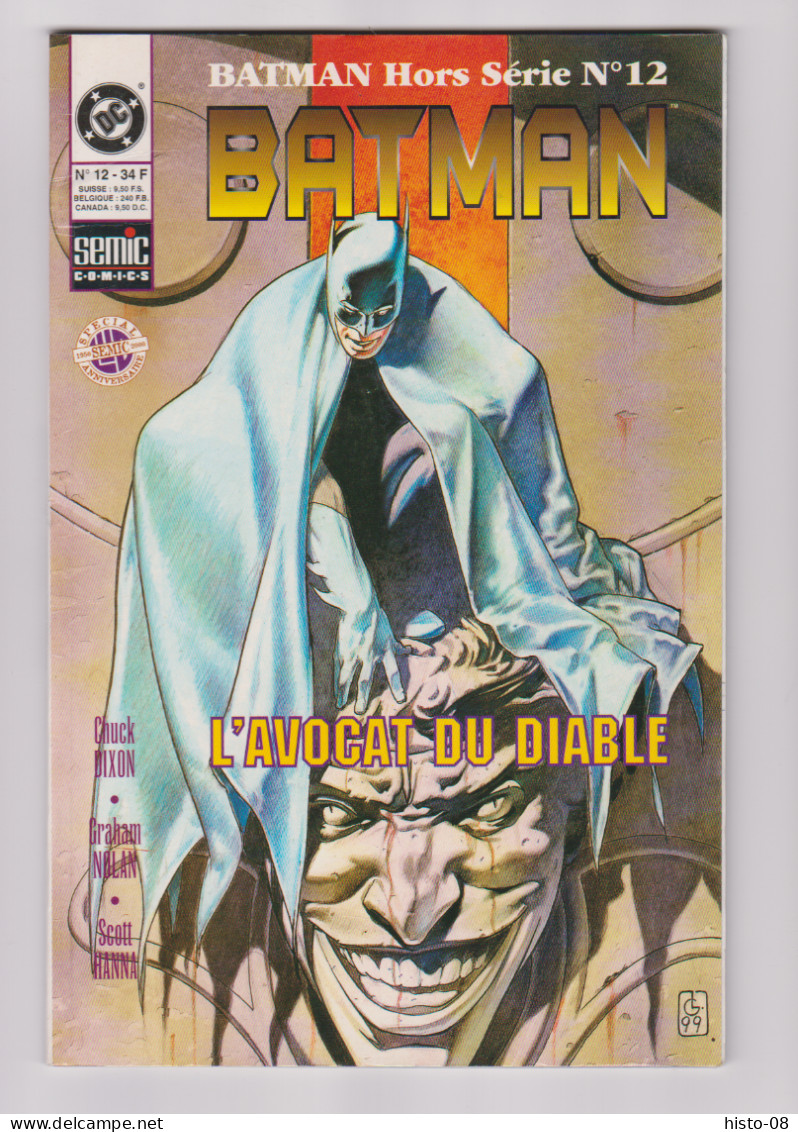 BD - COMICS : BATMAN .. Hors Série N° 12 . L'AVOCAT DU DIABLE . 1996 . - Autre Magazines