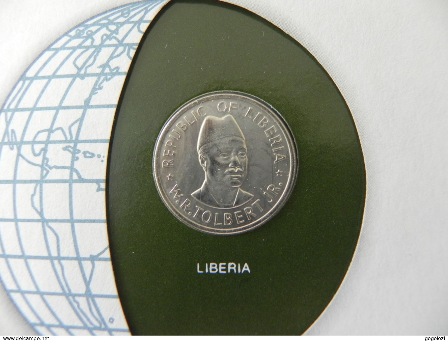 Lliberia 25 Cents 1976 FAO- Numis Letter 1978 - Liberia