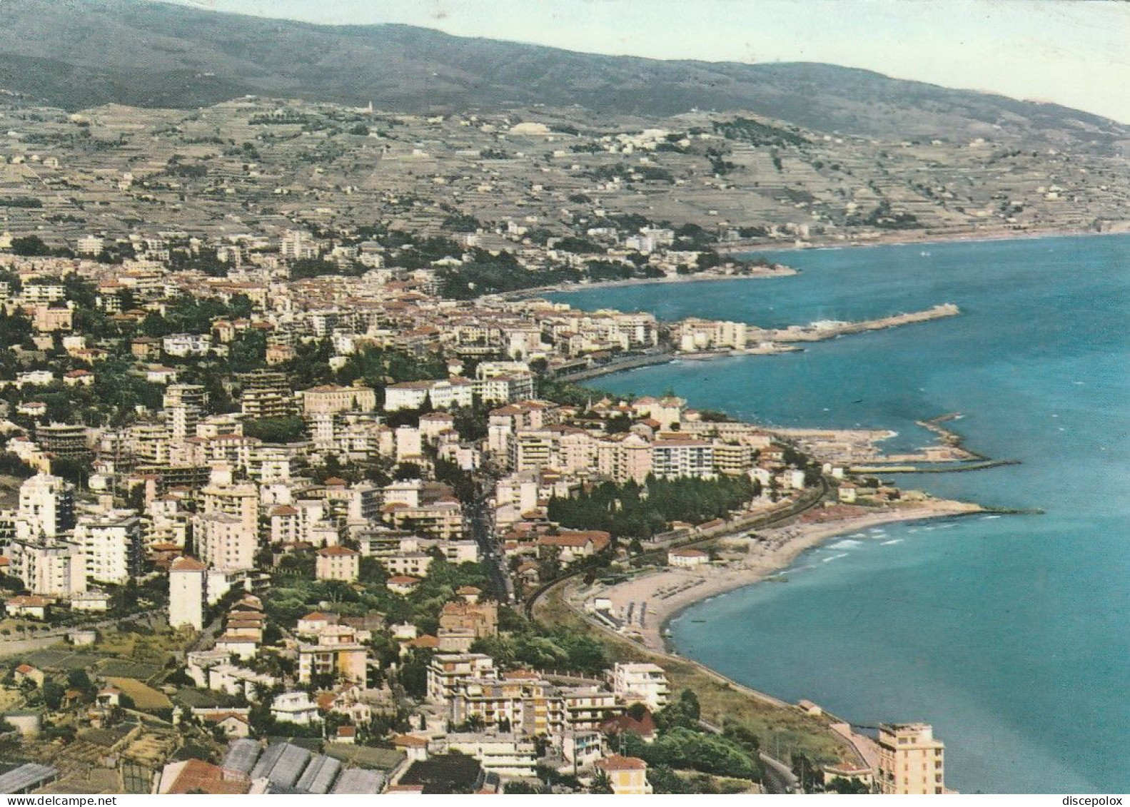 AD13 San Remo Sanremo (Imperia) - Panorama Da Ponente / Viaggiata 1963 - San Remo