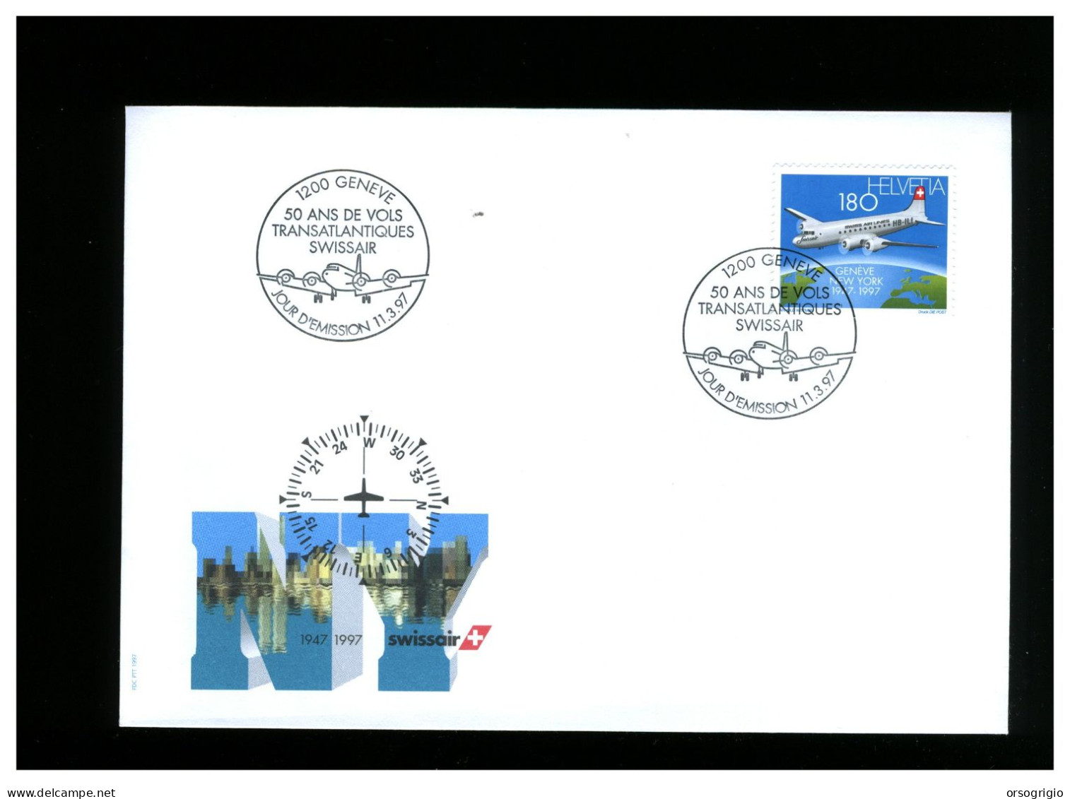 SVIZZERA - HELVETIA - FDC 1997 - FDC