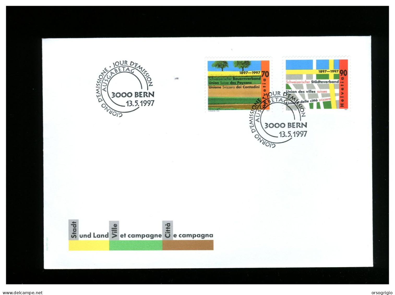 SVIZZERA - HELVETIA - FDC 1997 - FDC