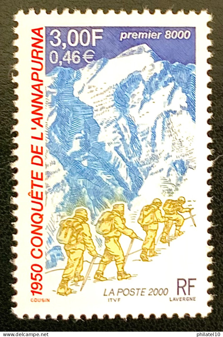 2000 FRANCE N 3331 - 1950 CONQUÊTE DE L’ANNAPURNA - NEUF** - Ungebraucht