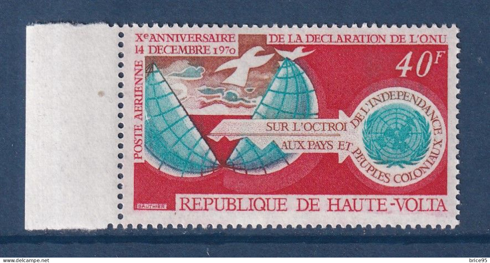 Haute Volta - YT PA N° 87 ** - Neuf Sans Charnière - Poste Aérienne - 1970 - Obervolta (1958-1984)