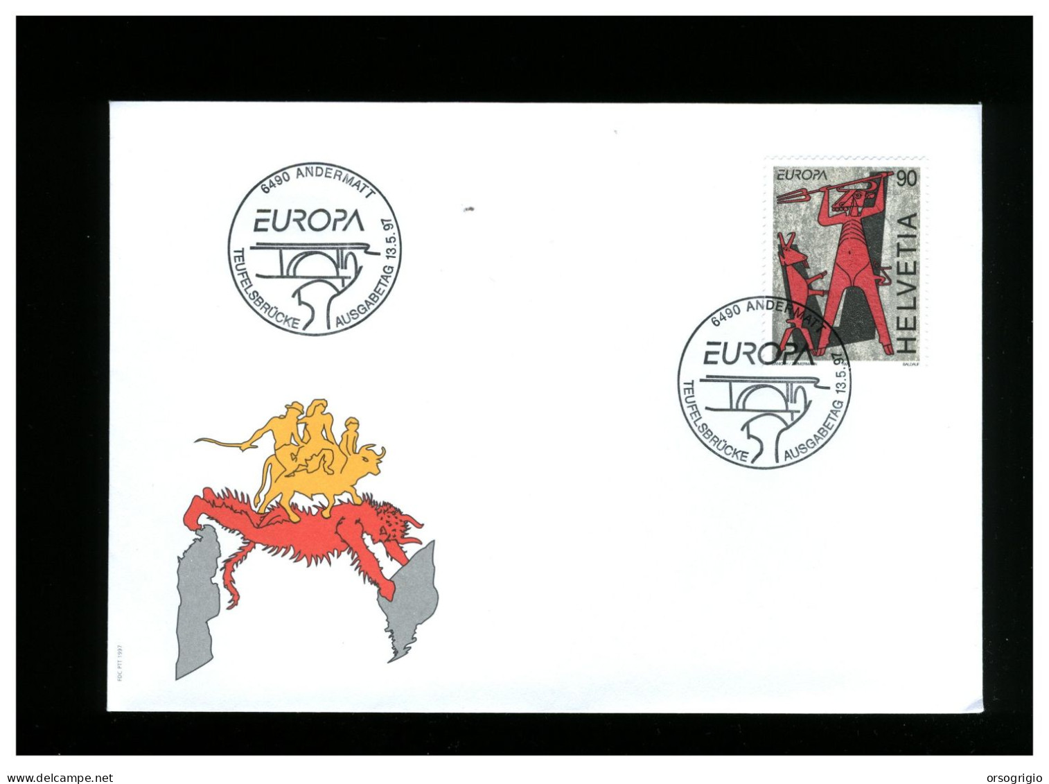 SVIZZERA - HELVETIA - FDC 1997 - FDC