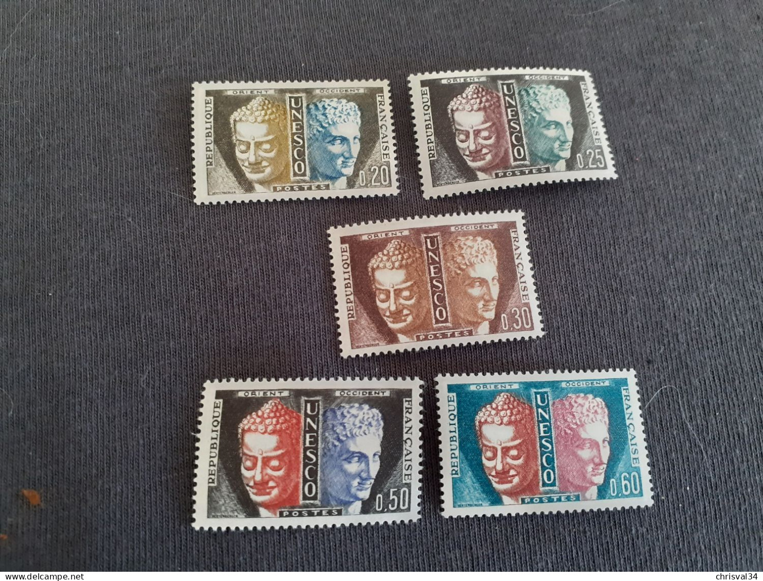 TIMBRES  DE  SERVICE  ANNEE  1960-65  N  22  A  26  COTE  5,00  EUROS  NEUFS  SANS  CHARNIERES - Nuevos