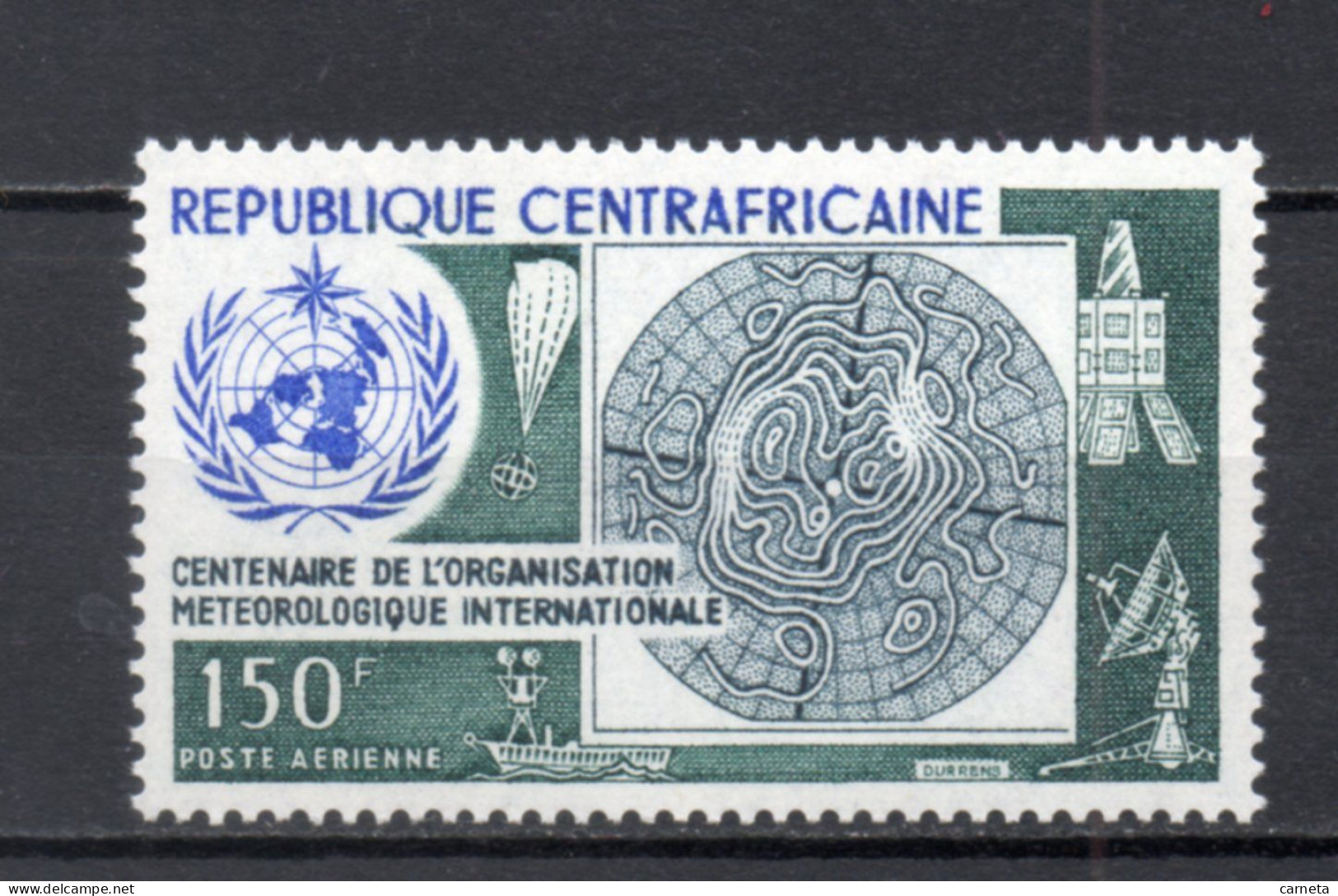 CENTRAFRIQUE PA  N° 121   NEUF SANS CHARNIERE COTE 3.00€    METEOROLOGIE - Zentralafrik. Republik