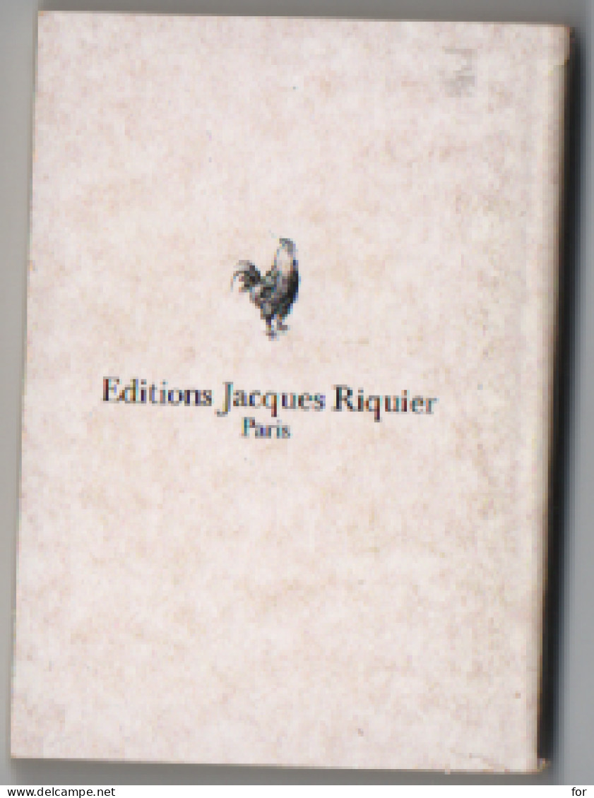 Livre Minuscule - Contes : Junior : " Le Roman De Renart "  - D'après Des Récits Du Moyen-Age : édition Jacques Riquier - Märchen