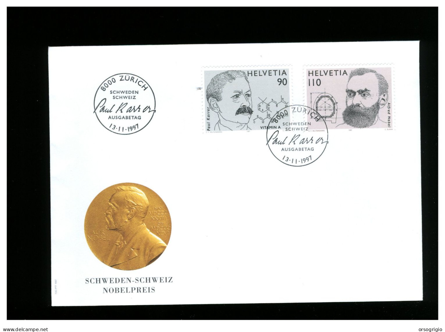 SVIZZERA - HELVETIA - FDC 1997 - FDC