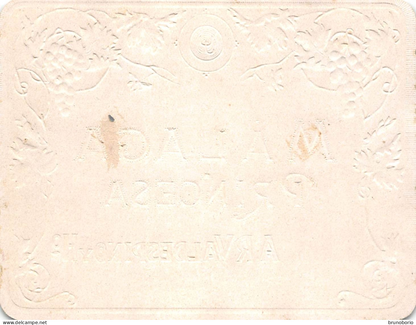 00093 "MALAGA PRINCESA - A.R. VALDESPINO Y HO - JEREZ" ETICH ORIG II QUARTO XX SECOLO - Other & Unclassified