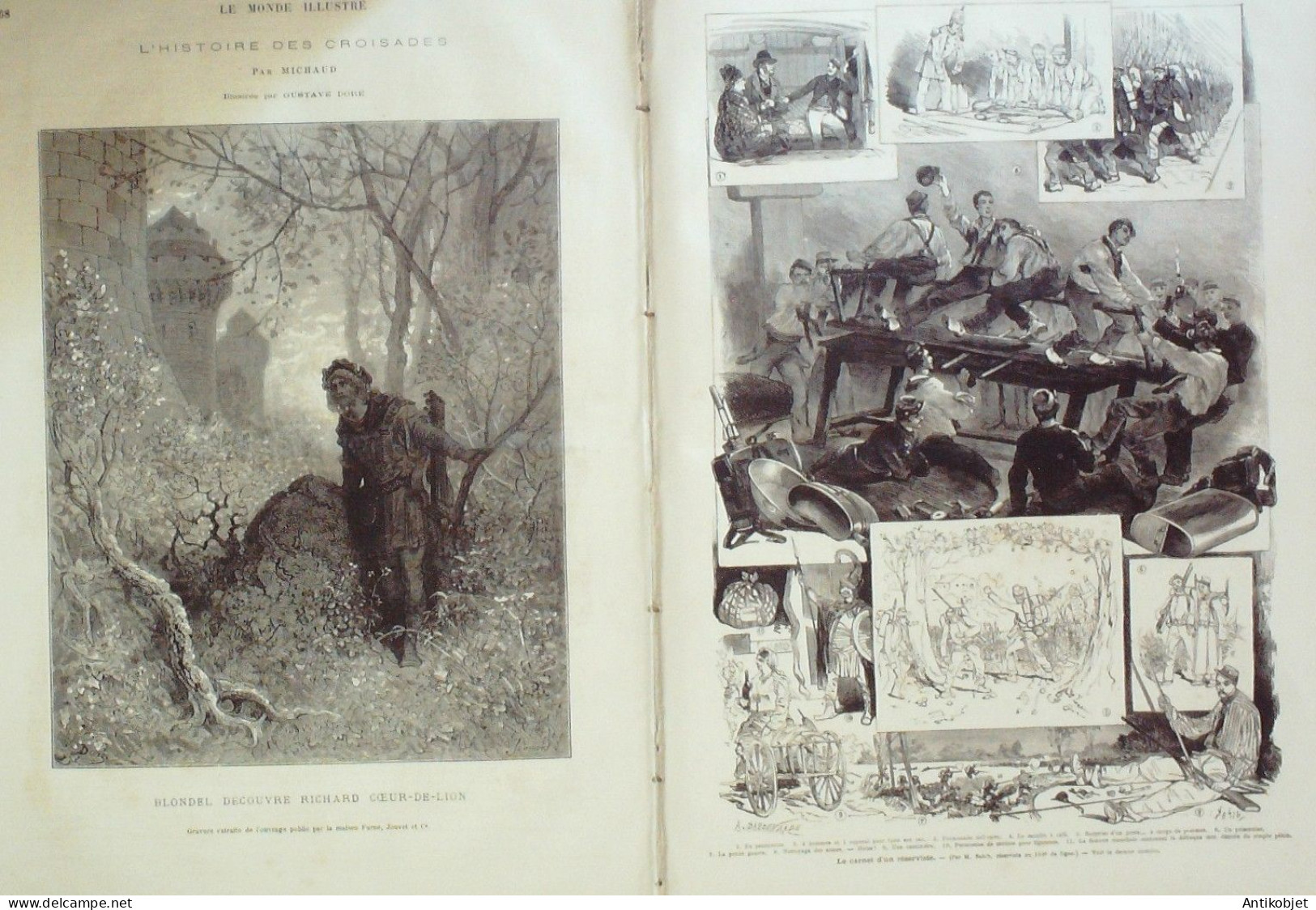 Le Monde Illustré 1875 N°967 Herzégovie Bosnie Kin Livno Belgique Tournai Carpeaux - 1850 - 1899