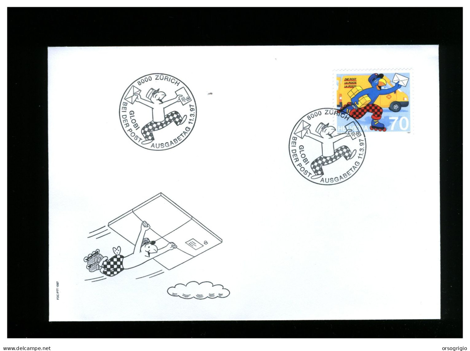 SVIZZERA - HELVETIA - FDC 1997 - FDC