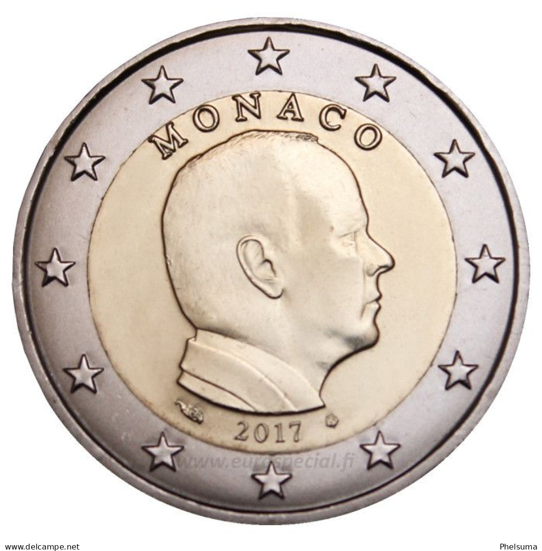 Piece De 2€ Monaco 2017 (neuve Sortie Du Rouleau) - Otros & Sin Clasificación