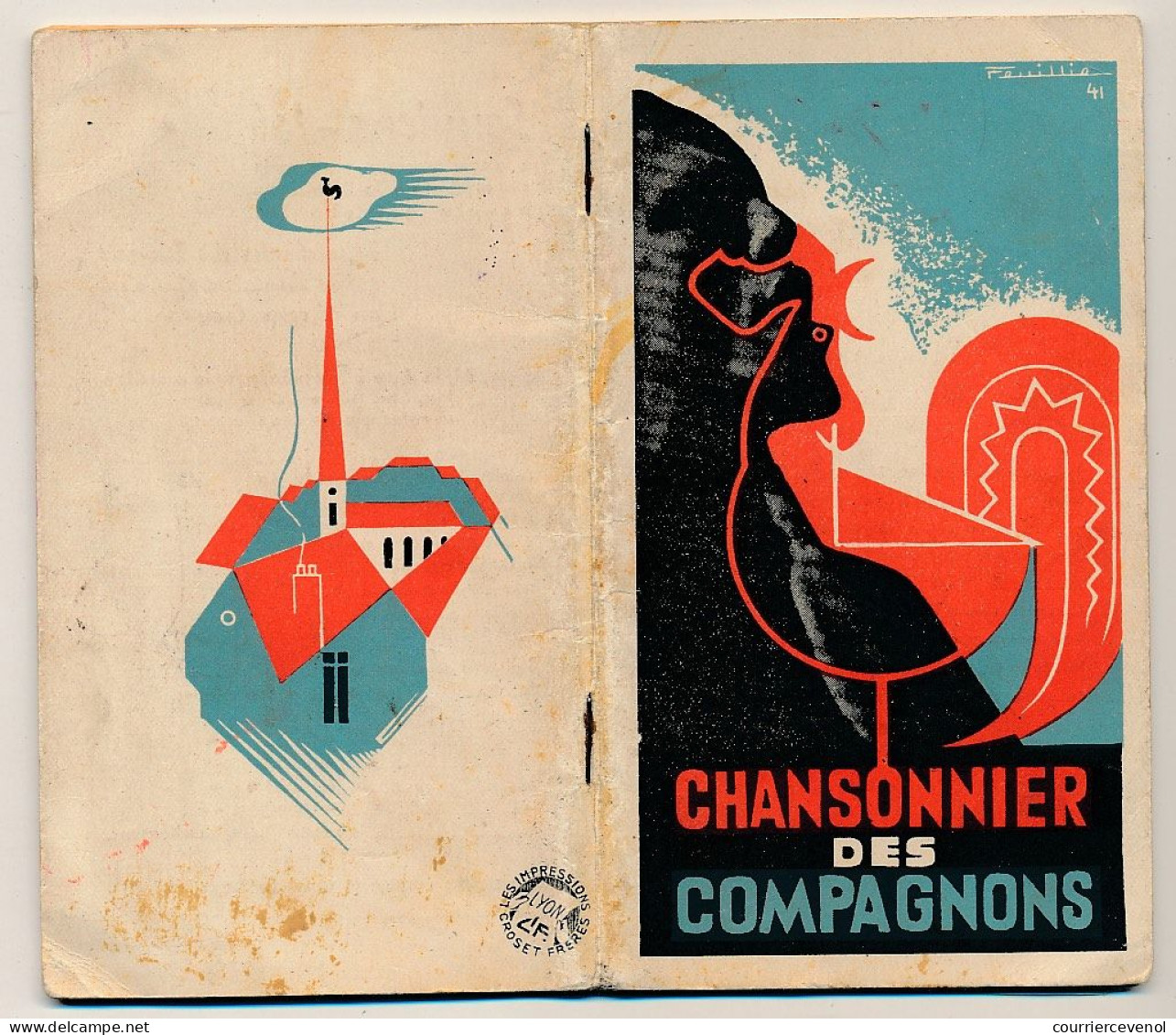 COMPAGNONS DE FRANCE - Chansonnier Des Compagnons - 72 Pages - 8,2cm X 14,2cm - Francés