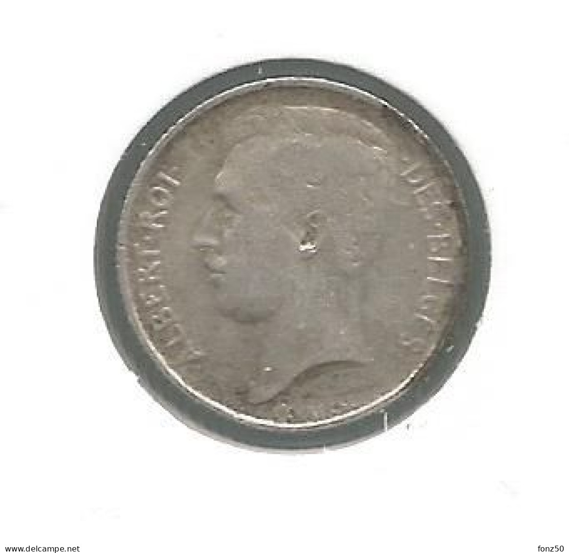 ALBERT I * 50 Cent 1910 Frans * Prachtig * Nr 12787 - 1 Frank