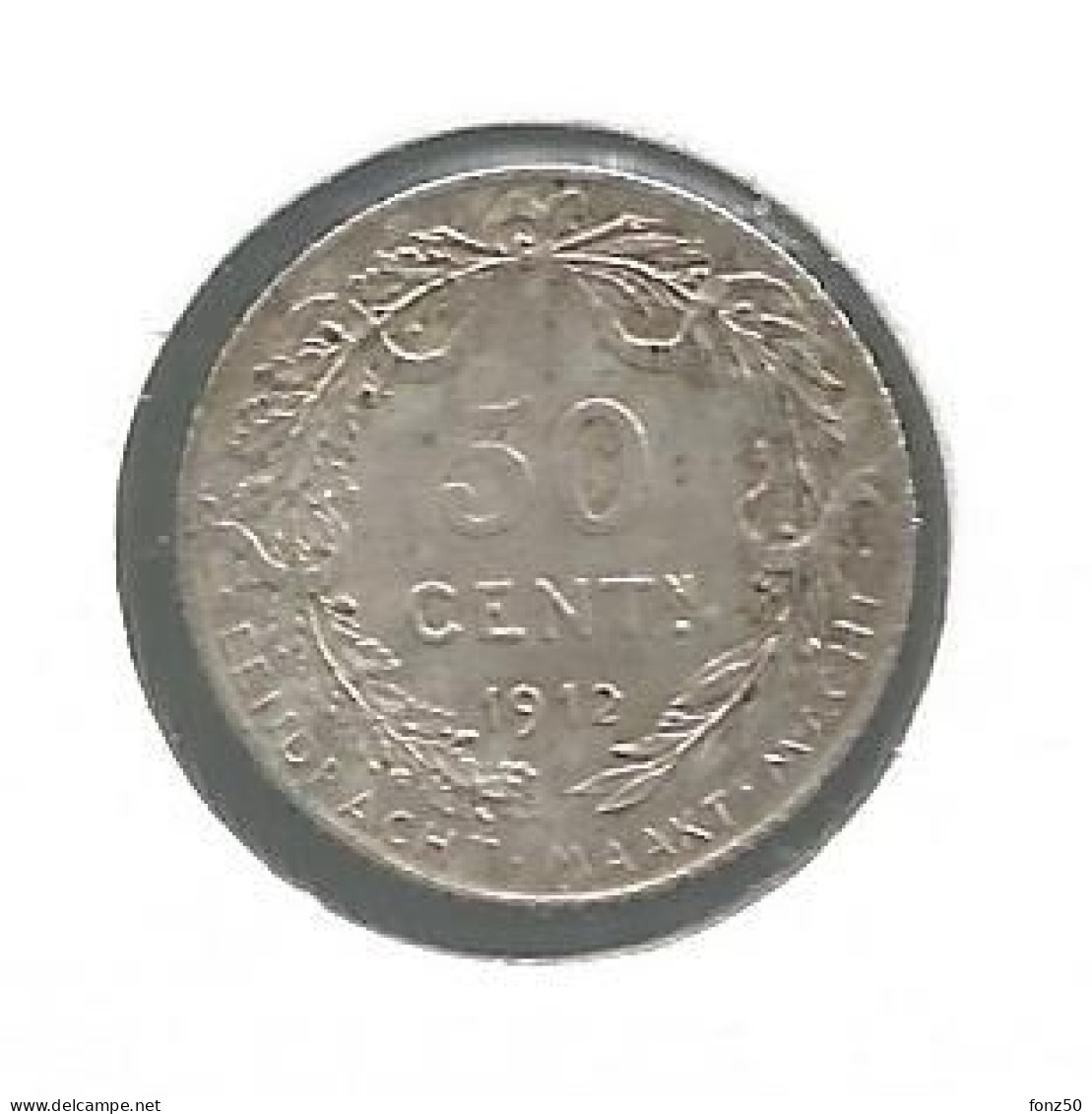 ALBERT I * 50 Cent 1912 Vlaams * Prachtig * Nr 12789 - 1 Franco