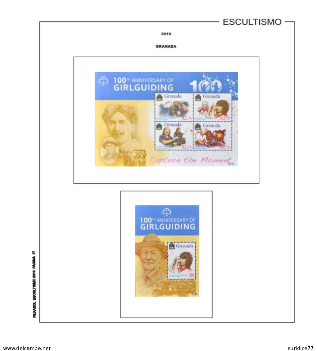 Suplemento Filkasol Escultismo 2006-2010 - Hojas Preimpresas Color Para Album 15 Anillas - Pré-Imprimés