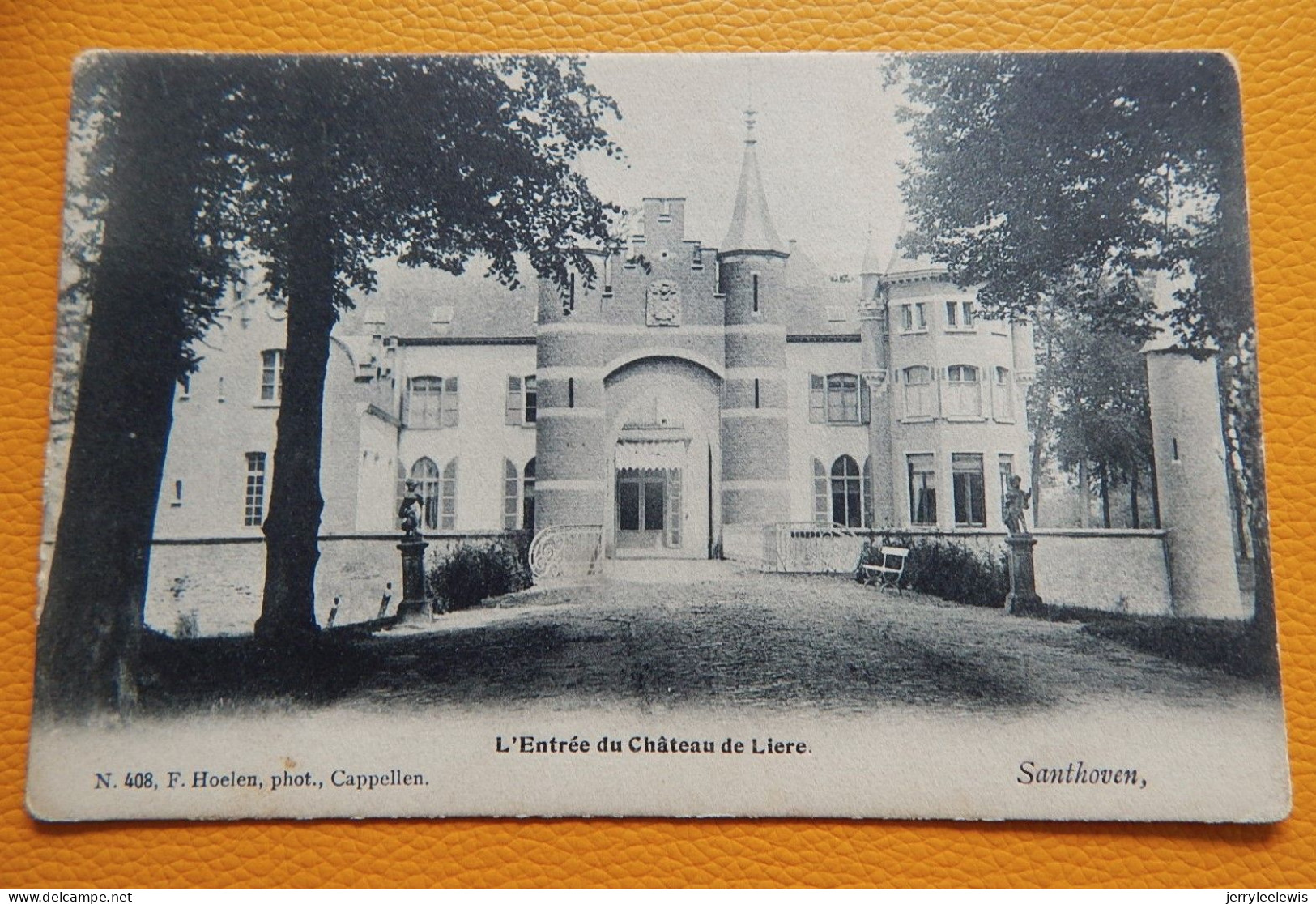 ZANDHOVEN   - SANTHOVEN  -  Ingang Van Het Kasteel - L'Entrée Du Château De Liere - Zandhoven