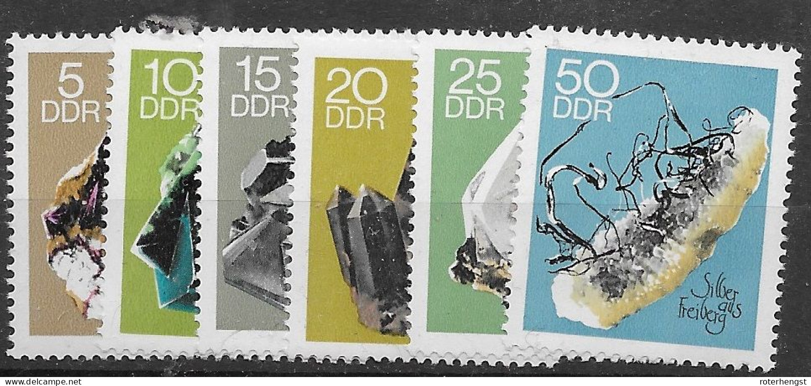 DDR GDR Set Mnh ** Minerals - Unused Stamps