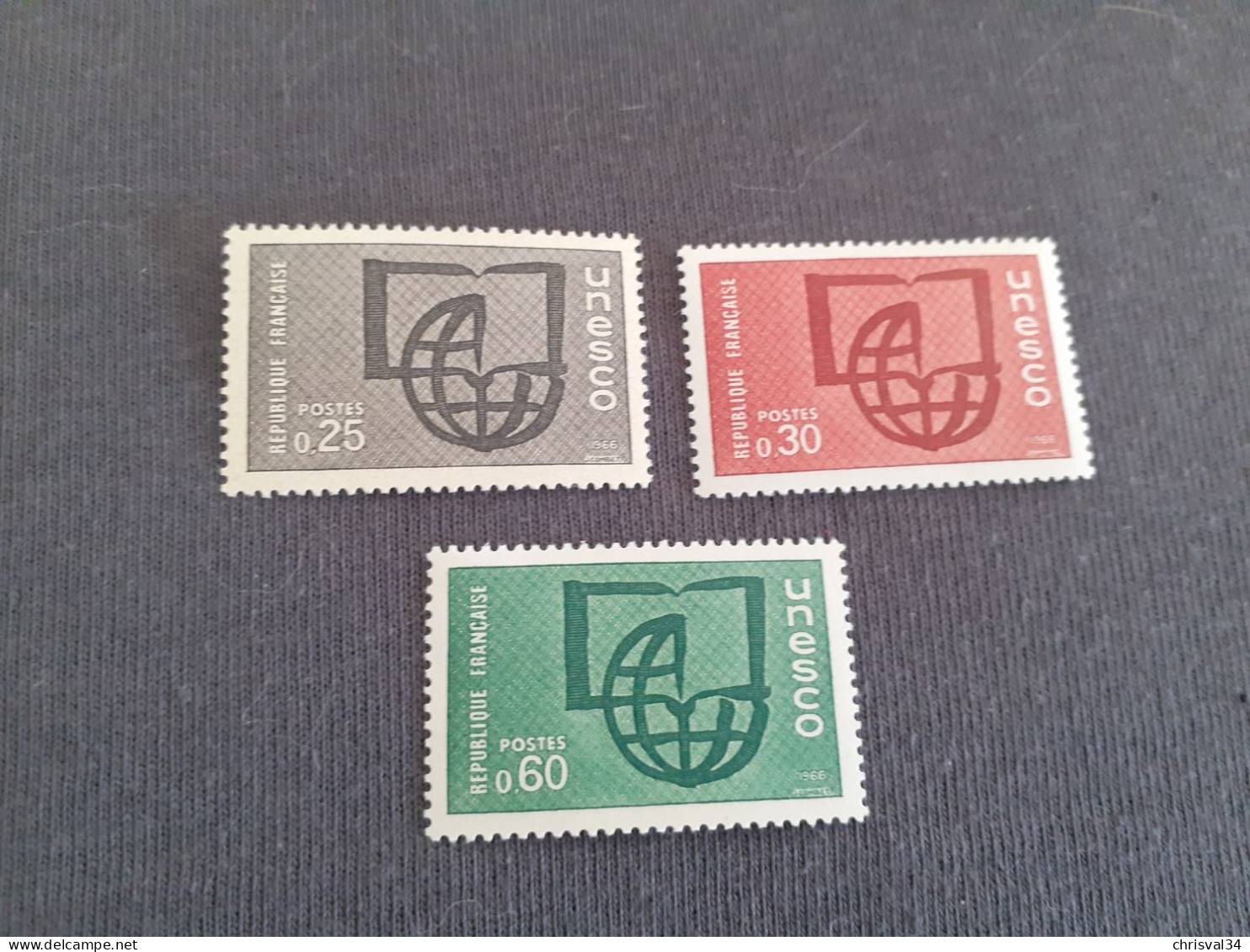 TIMBRES  DE  SERVICE  ANNEE  1966  N  36  A  38  COTE  2,50  EUROS  NEUFS  SANS  CHARNIERES - Mint/Hinged