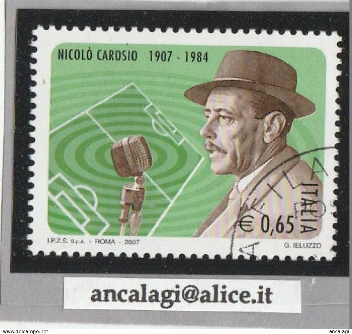 USATI ITALIA 2007 - Ref.1046 "NICOLO' CAROSIO" 1 Val.- - 2001-10: Usati