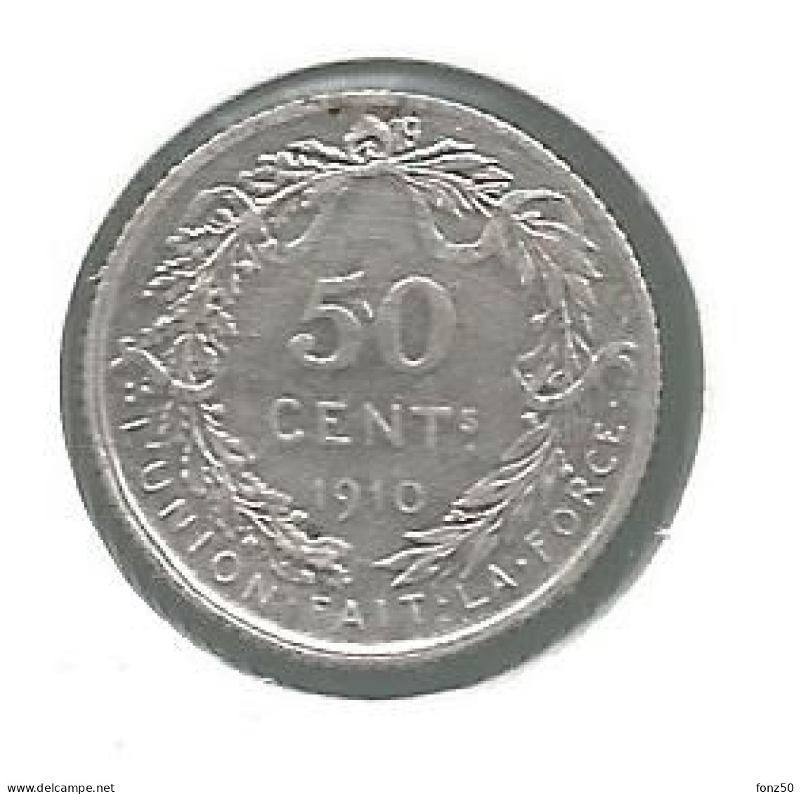 ALBERT I * 50 Cent 1910 Vlaams * Prachtig / FDC * Nr 12792 - 1 Franco