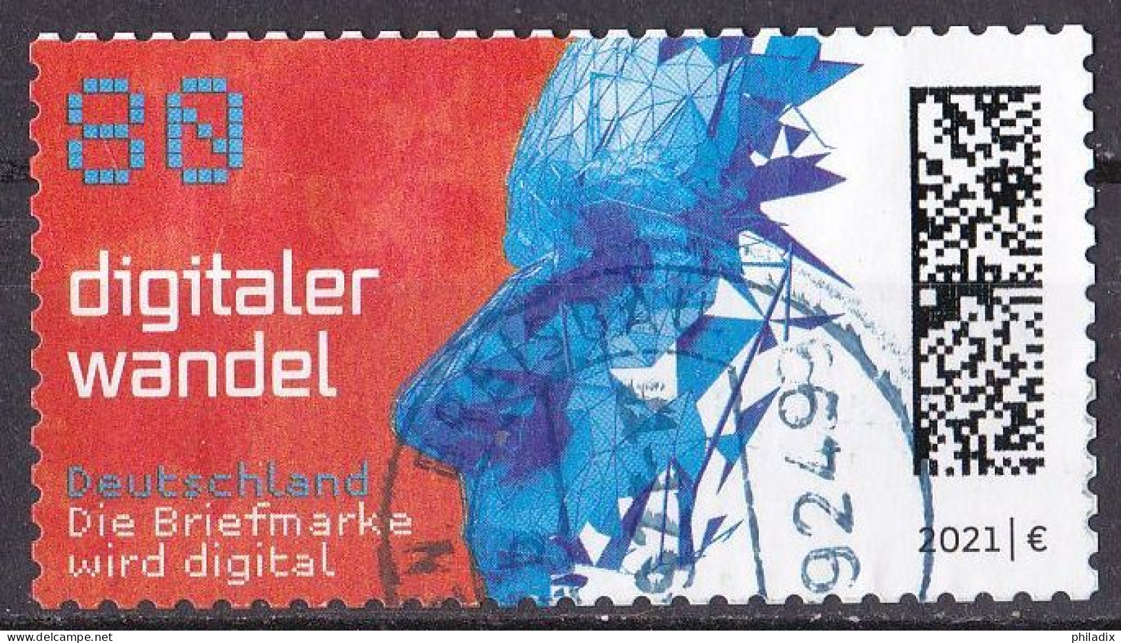 BRD 2021 Mi. Nr. 3592 O/used Weite Zähnung (BRD1-1) - Used Stamps