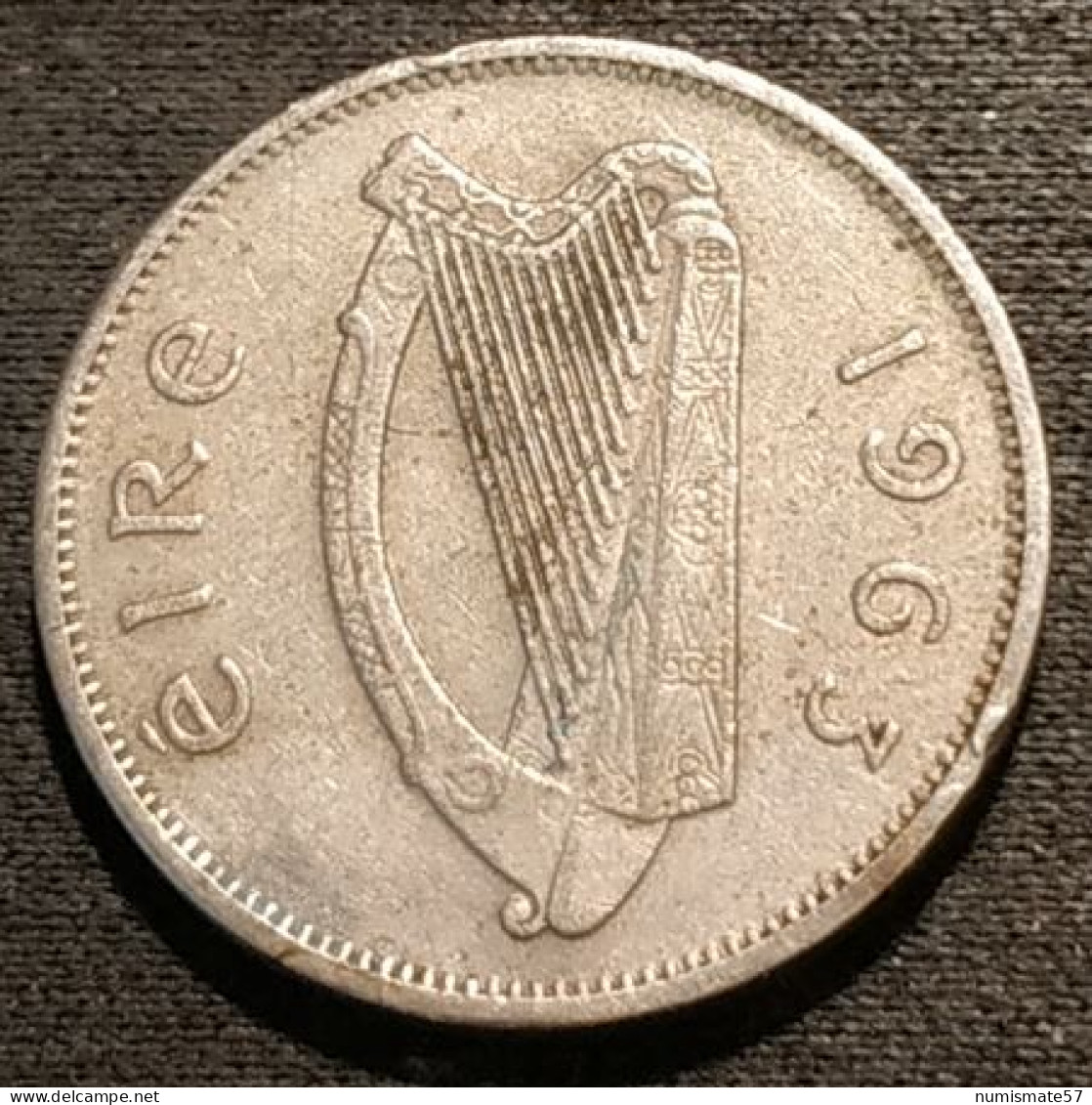 IRLANDE - EIRE - 6 Pingin / 1 Reul 1963 - KM 13a - Chien - Dog - IRELAND - Irlanda