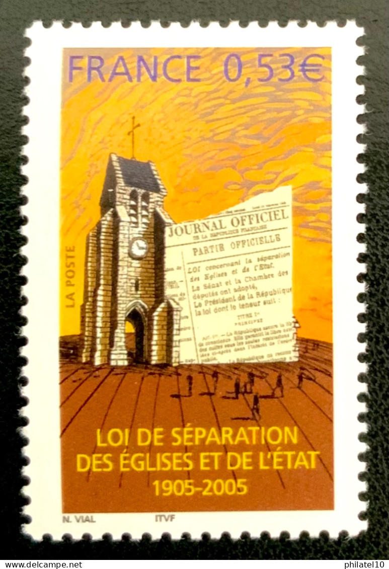 2005 FRANCE N 3860 LOI DE SÉPARATION DE L’ÉGLISE ET DE L’ÉTAT - NEUF** - Neufs