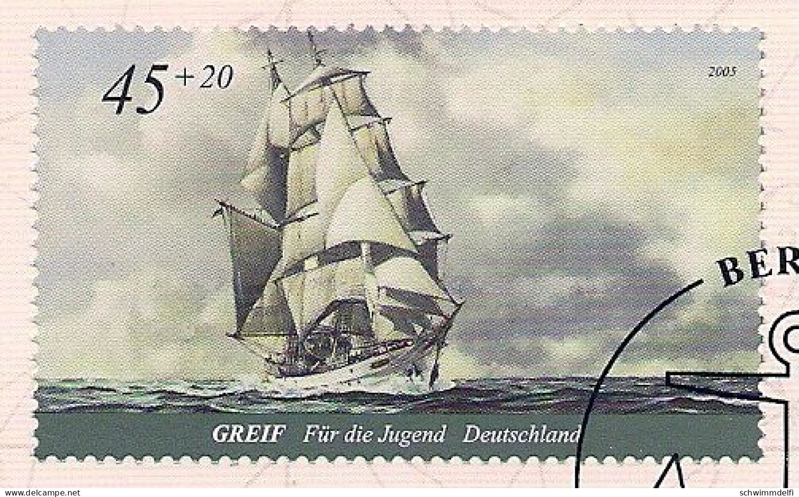 ALEMANIA - BRD - GERMANY 2005 - FDC  - ERINNERUNGSBLATT - GROSSSEGLER "FUER DIE JUGEND" BRIEFMARKEN Nº. Mi. 2464 - 2468 - 2001-2010