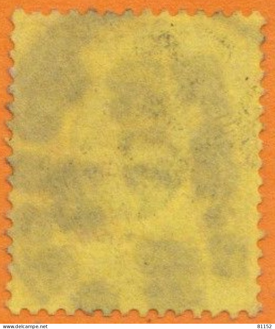 GRANDE-BRETAGNE Georges V 3p Y.et.T. 111 Brun-lilas S.jaune Oblitéré - Used Stamps