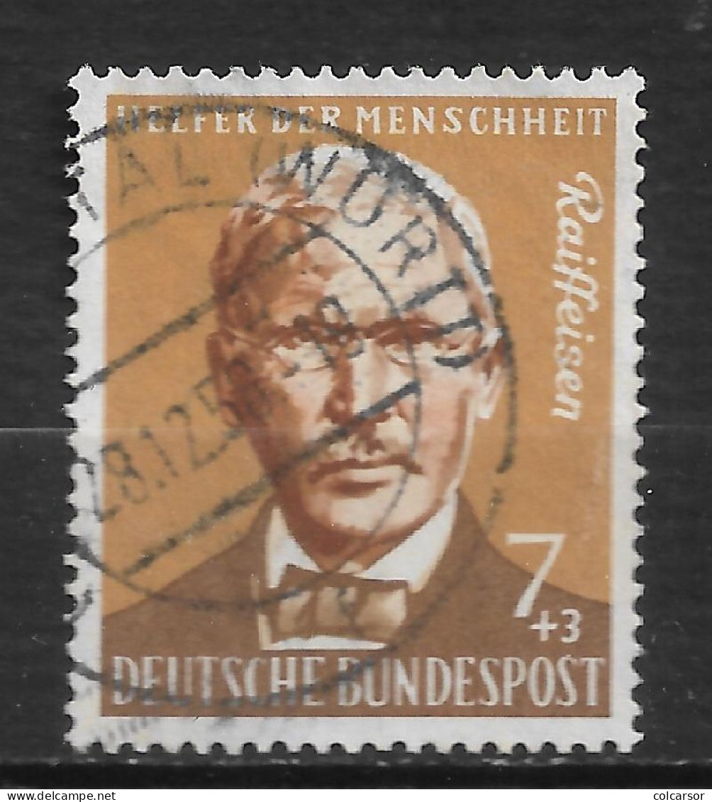 ALLEMAGNE FÉDÉRALE  N°  168  N° RAIFFEISEN " " - Used Stamps