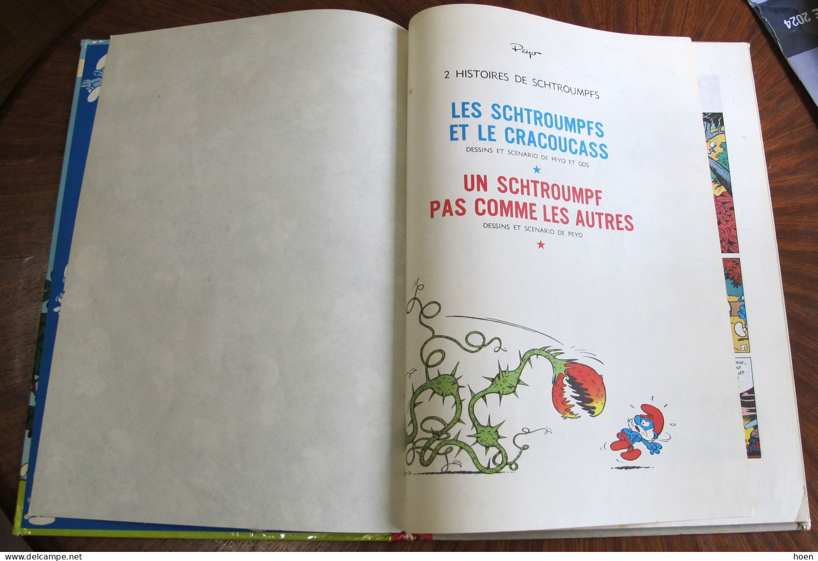 PEYO - Les Schtroumps Et Le Cracoucass - 1969 - Otros & Sin Clasificación