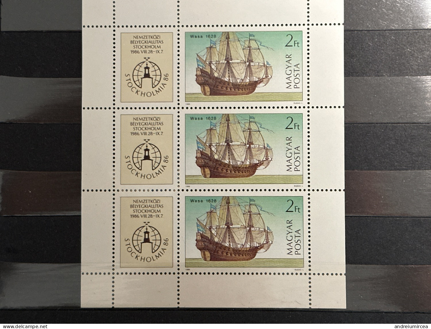 1986 HUNGARY MNH STICKHOLMIA ‘86 - Nuevos