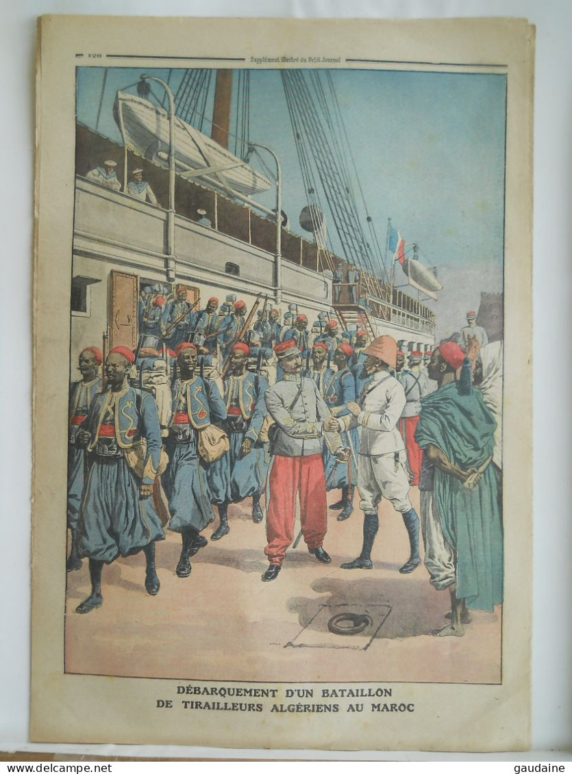 LE PETIT JOURNAL N°1064 - 9 AVRIL 1911 – PARIS DIMANCHE DES RAMEAUX MODE – TIRAILLEURS ALGERIENS - Le Petit Journal