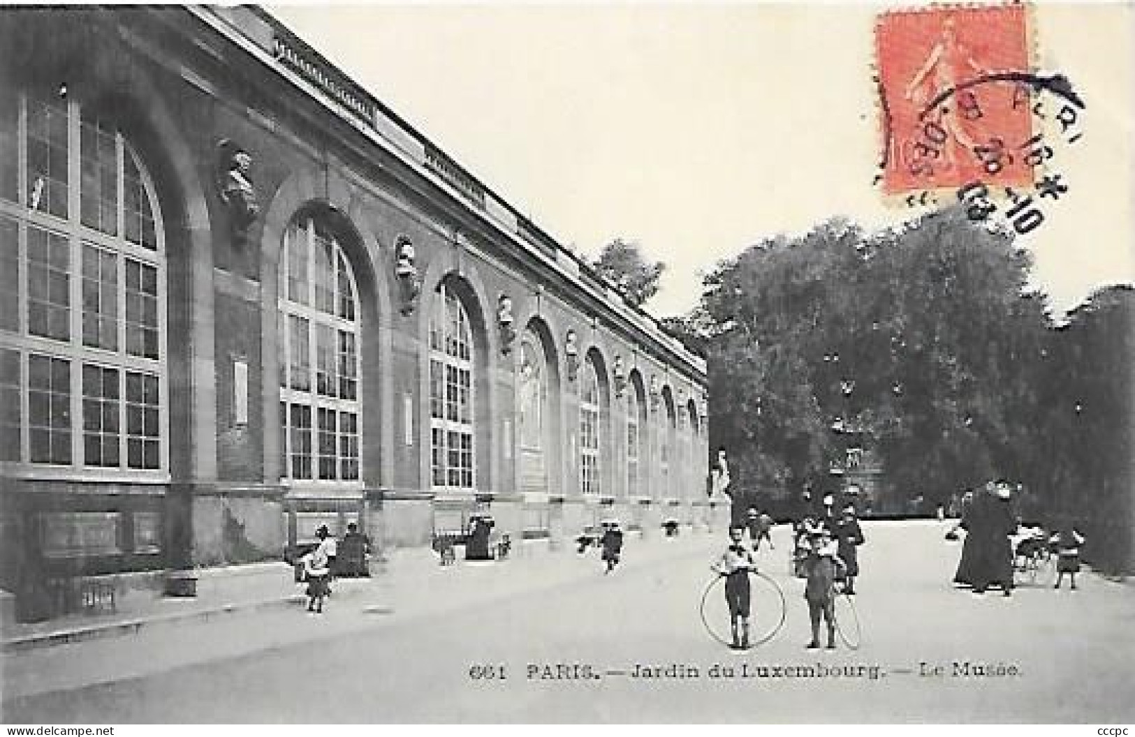 CPA Paris Jardin Du Luxembourg Le Musée - Paris (06)