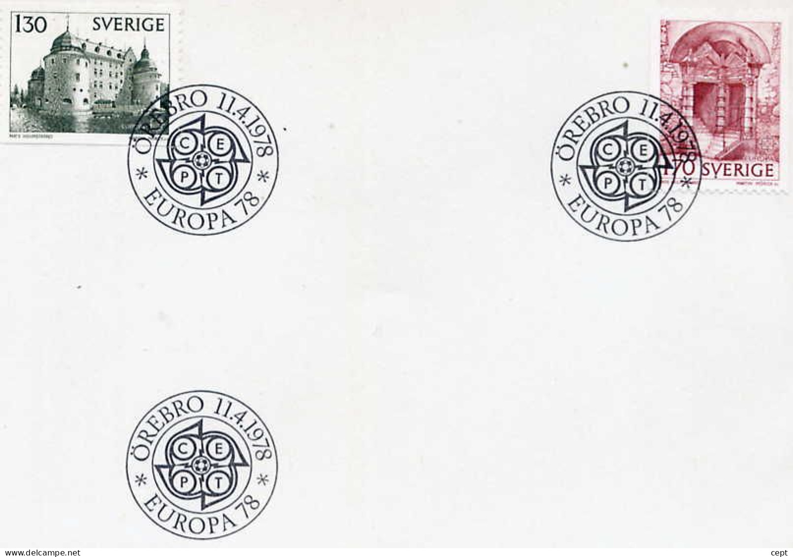 Sweden - Europa Cept 1981 -  FDC - 1978