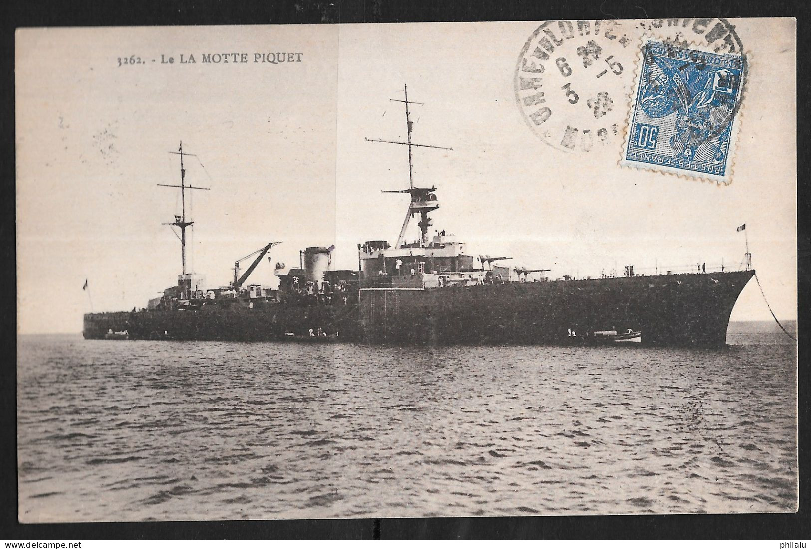 Croiseur LA MOTTE PIQUET TP Y Et T 257 02/05/1928 . - Oorlog