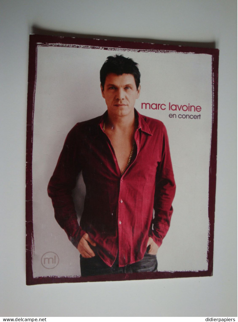 Grand Programme 2005 Marc Lavoine En Concert - Programas