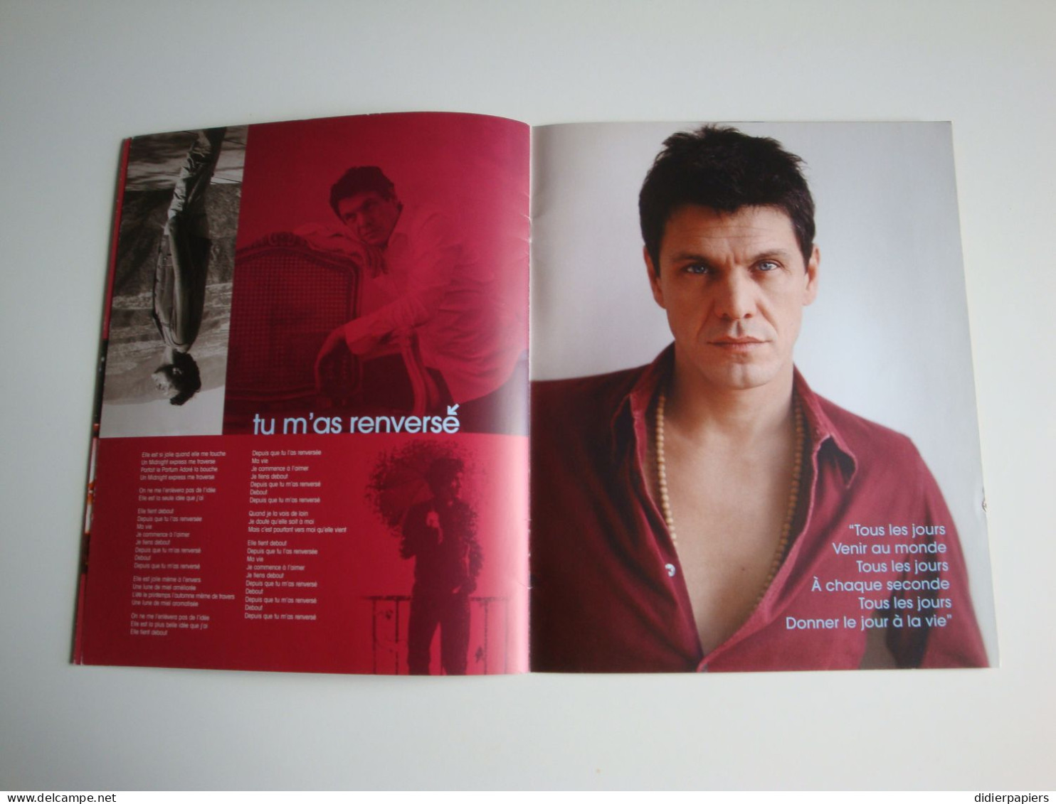 Grand Programme 2005 Marc Lavoine En Concert - Programmes