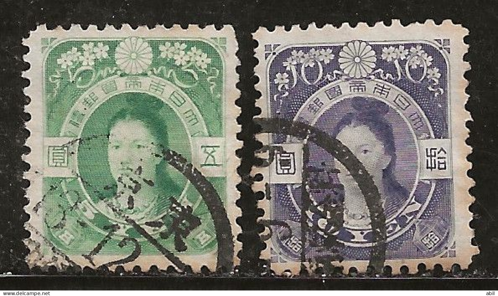 Japon 1908 N° Y&T : 115 Et 116 Obl. - Gebraucht