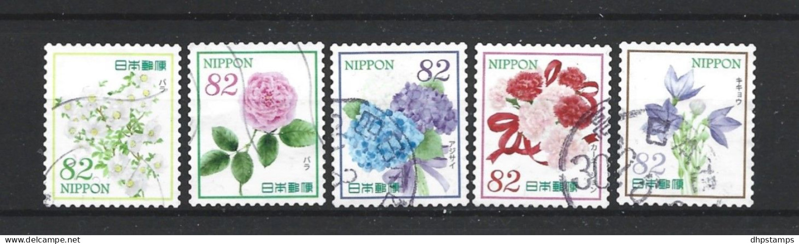 Japan 2018 Flowers Y.T. 8656/8660 (0) - Gebraucht