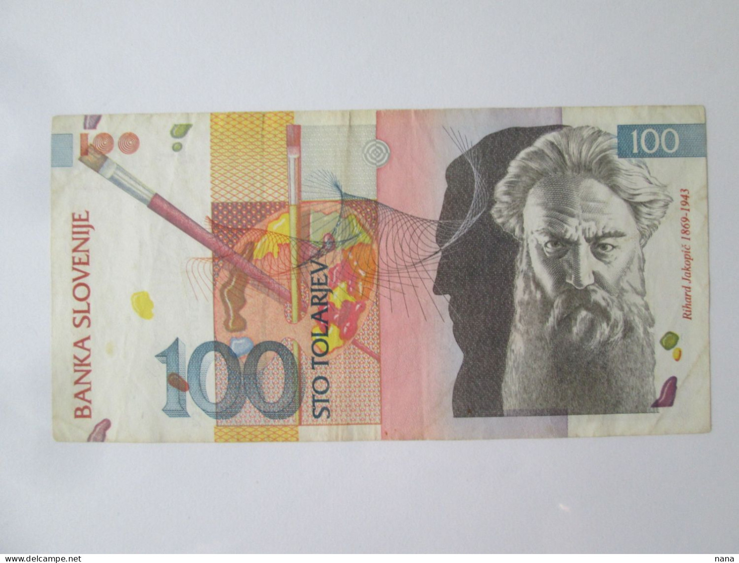 Slovenia 100 Tolarjev 1992 Banknote See Pictures - Slowenien