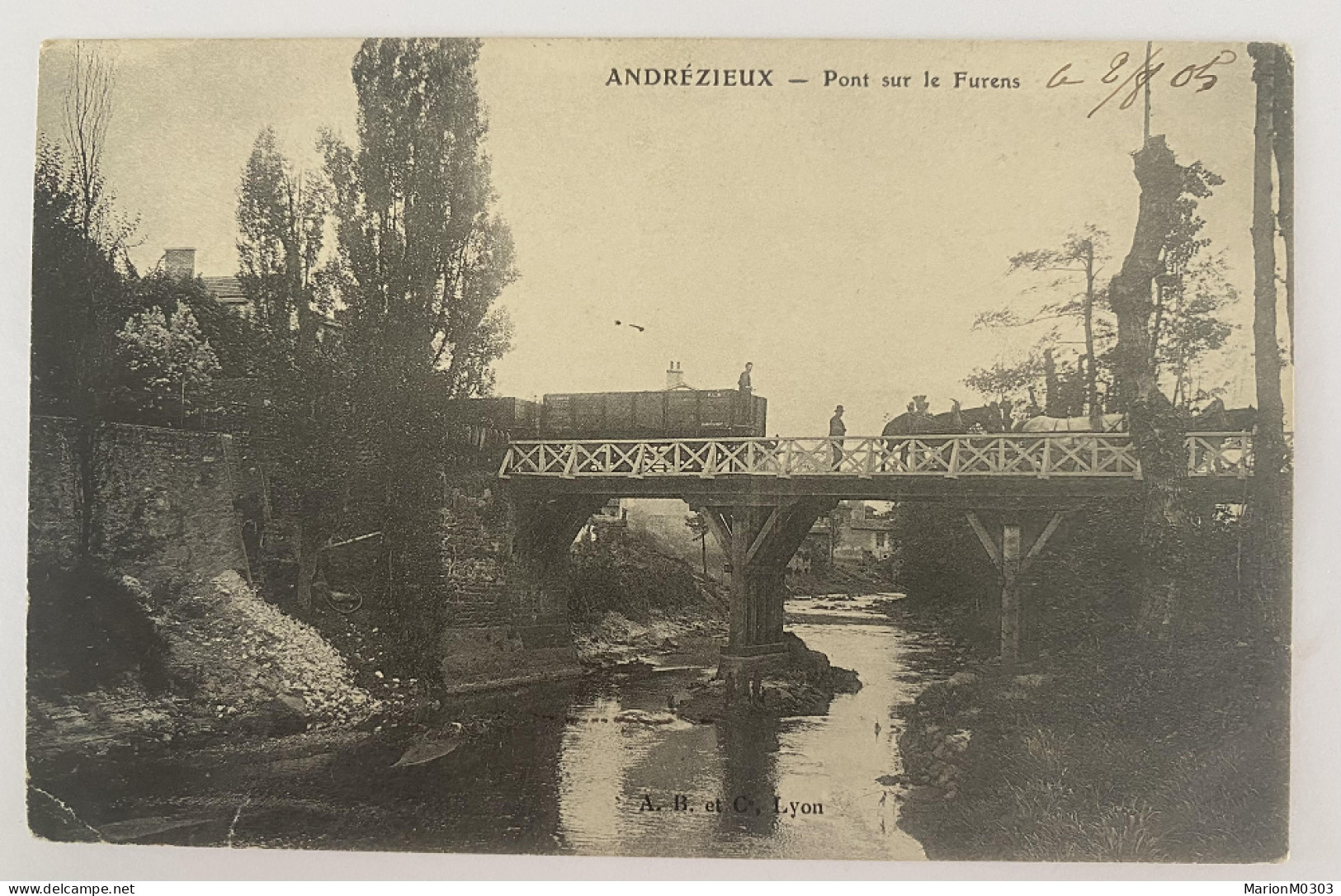 42 - ANDREZIEUX - Pont Sur Le Furens - 28 - Andrézieux-Bouthéon