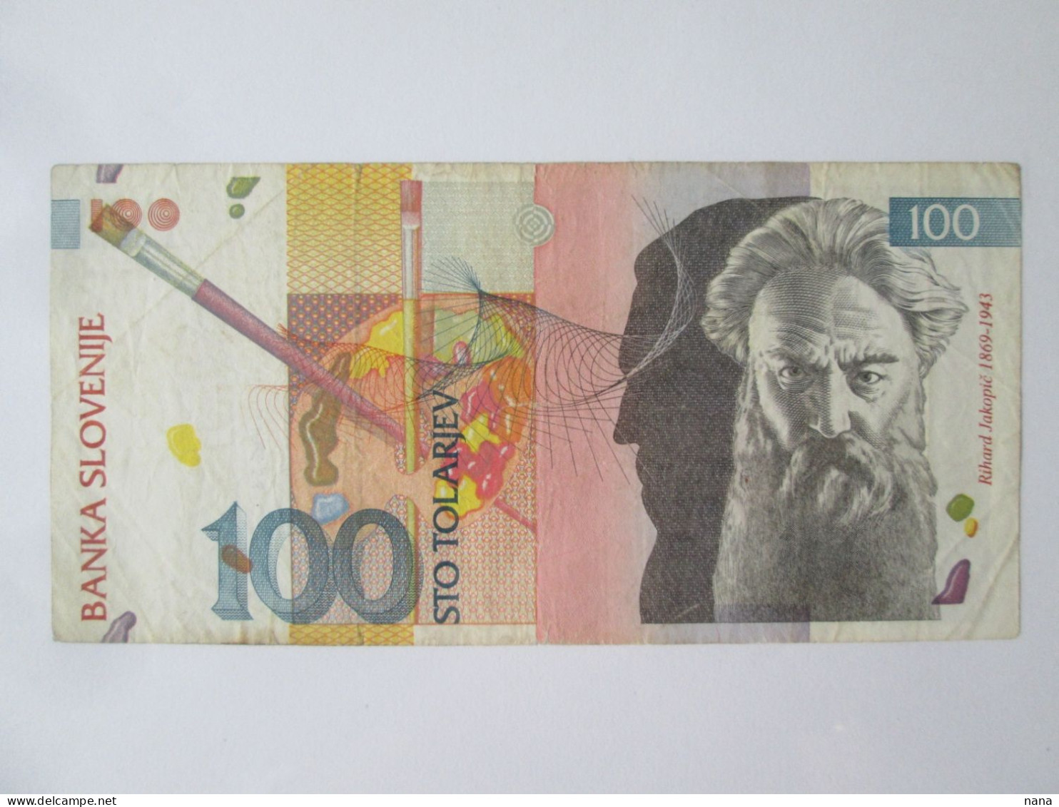 Slovenia 100 Tolarjev 1992 Banknote See Pictures - Eslovenia